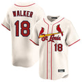 MATTH St. Louis Cardinals #18 Jordan Walker Player Cream Home Limited Stitched Jerseys