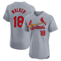 MATTH St. Louis Cardinals #18 Jordan Walker Player Gray Home Limited Elite Stitched Jerseys