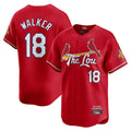 MATTH St. Louis Cardinals #18 Jordan Walker Player Red City Connect Limited Stitched Jerseys