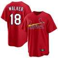 MATTH St. Louis Cardinals #18 Jordan Walker Player Red Home Game Stitched Jerseys