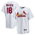 MATTH St. Louis Cardinals #18 Jordan Walker Player White Home Game Stitched Jerseys