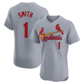 MATTH St. Louis Cardinals #1 Ozzie Smith Player Gray Home Limited Elite Stitched Jerseys