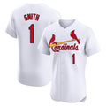 MATTH St. Louis Cardinals #1 Ozzie Smith Player White Home Limited Elite Stitched Jerseys
