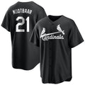 MATTH St. Louis Cardinals #21 Lars Nootbaar Player Black City Connect Home Limited Stitched Jerseys