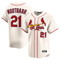 MATTH St. Louis Cardinals #21 Lars Nootbaar Player Cream Home Limited Stitched Jerseys