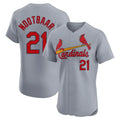 MATTH St. Louis Cardinals #21 Lars Nootbaar Player Gary Home Limited Elite Stitched Jerseys
