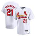 MATTH St. Louis Cardinals #21 Lars Nootbaar Player White Home Limited Stitched Jerseys