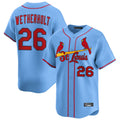 MATTH St. Louis Cardinals #26 JJ Wetherholt Player Light Blue Home Limited Stitched Jerseys