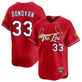MATTH St. Louis Cardinals #33 Brendan Donovan Player Red City Connect Limited Stitched Jerseys