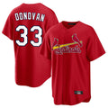 MATTH St. Louis Cardinals #33 Brendan Donovan Player Red Home Game Stitched Jerseys