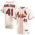 MATTH St. Louis Cardinals #41 Alec Burlesona Player Cream Home Limited Stitched Jerseys