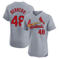 MATTH St. Louis Cardinals #48 Ivan Herrera Player Gray Home Limited Elite Stitched Jerseys