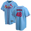 MATTH St. Louis Cardinals #48 Ivan Herrera Player Light Blue  Home Game Stitched Jerseys