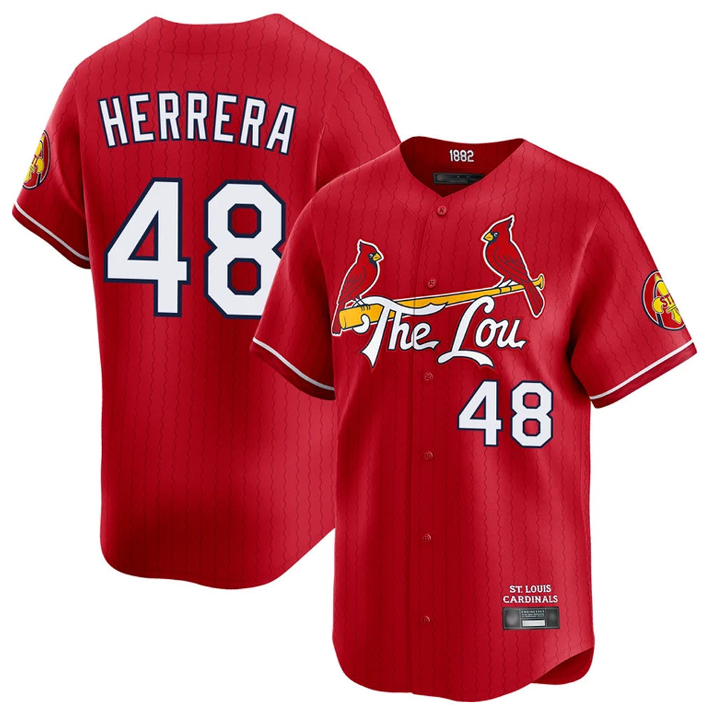 MATTH St. Louis Cardinals #48 Ivan Herrera Player Red City Connect Limited Stitched Jerseys
