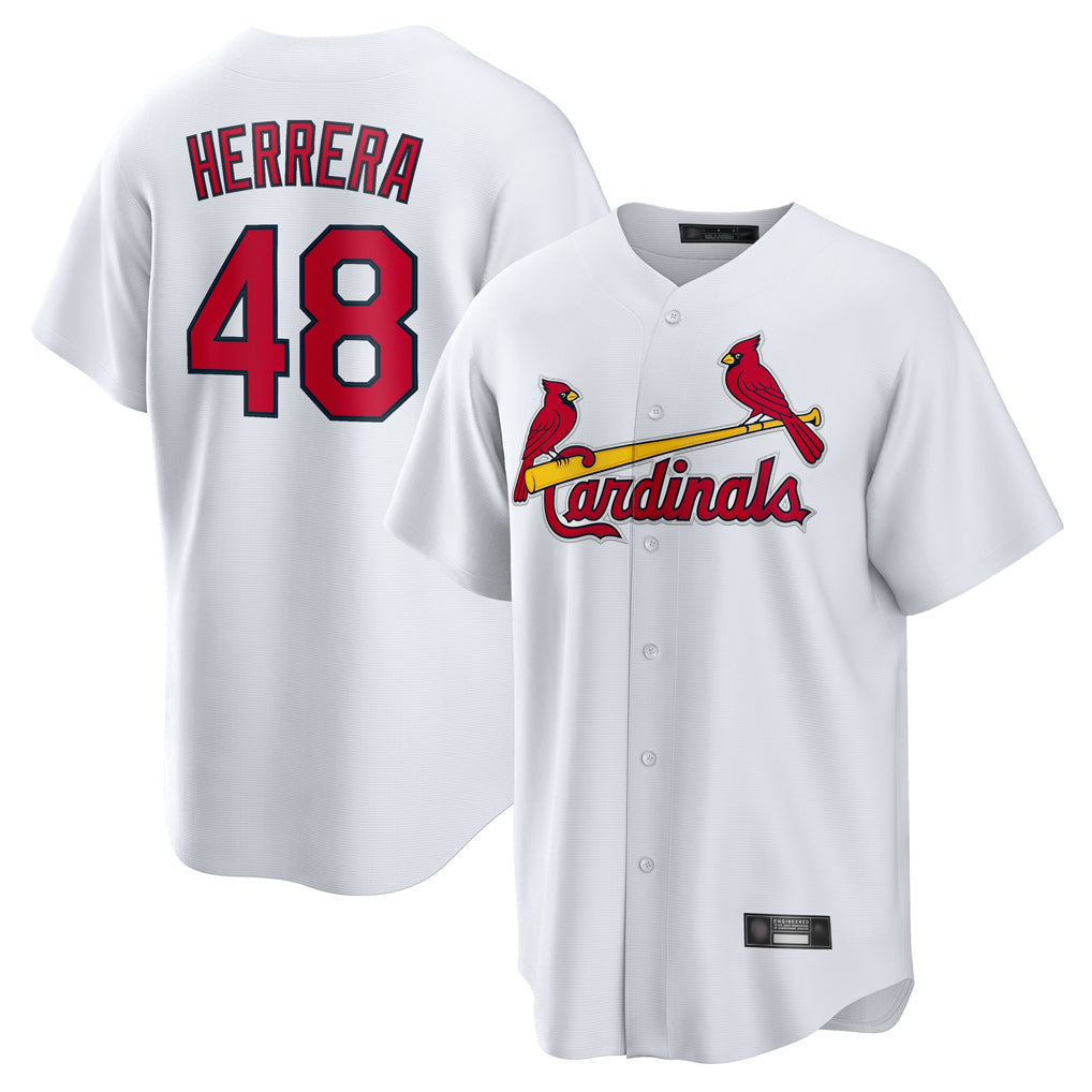 MATTH St. Louis Cardinals #48 Ivan Herrera Player White Home Game Stitched Jerseys