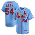 MATTH St. Louis Cardinals #54 Sonny Gray Player Light Blue Home Limited Stitched Jerseys