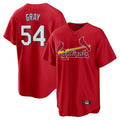 MATTH St. Louis Cardinals #54 Sonny Gray Player Red Home Game Stitched Jerseys