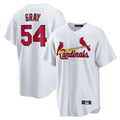 MATTH St. Louis Cardinals #54 Sonny Gray Player White Home Game Stitched Jerseys