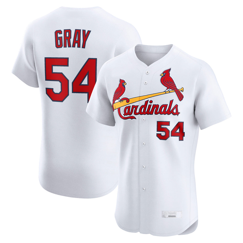 MATTH St. Louis Cardinals #54 Sonny Gray Player White Home Limited Elite Stitched Jerseys