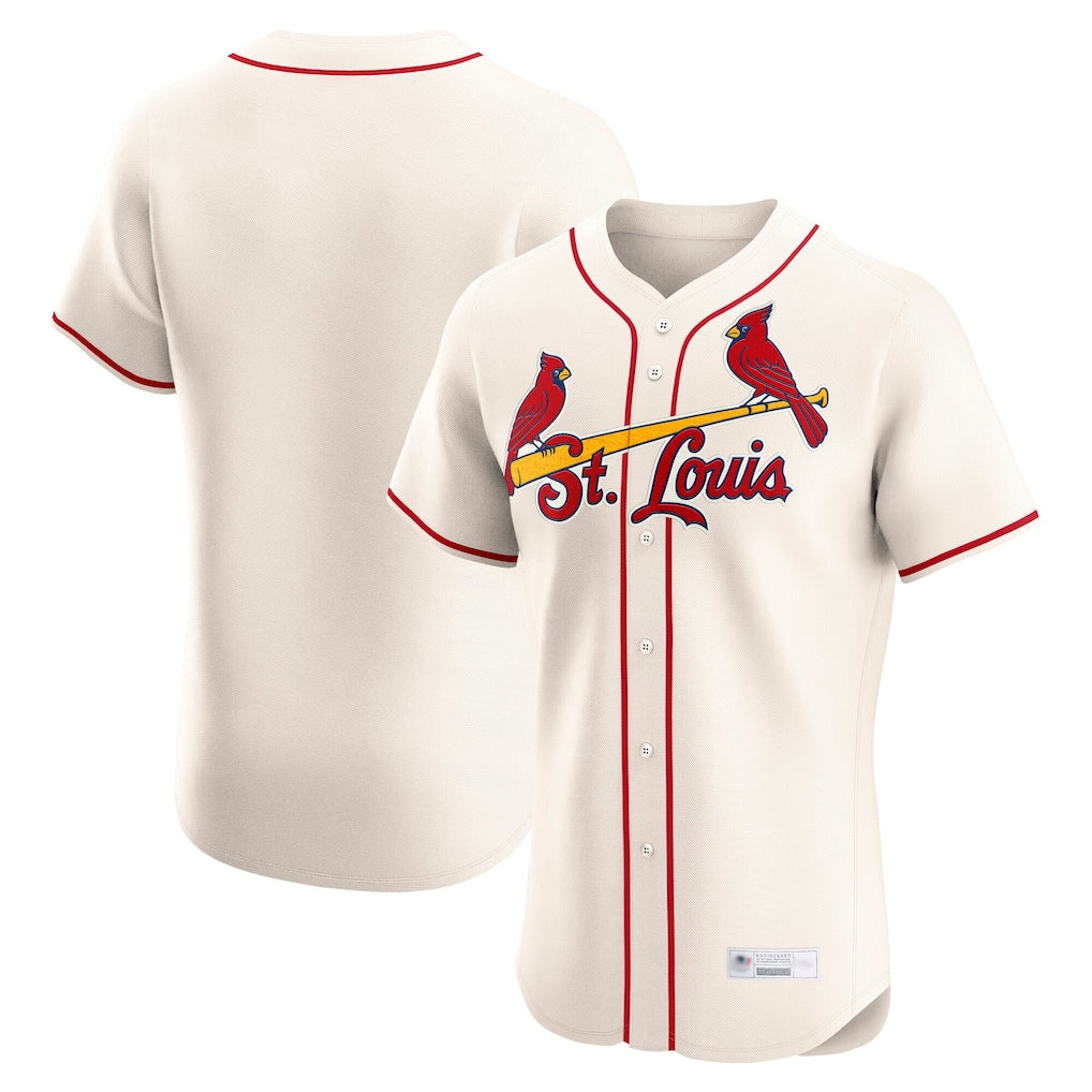 MATTH St. Louis Cardinals Blank Player Cream Home Limited Elite Stitched Jerseys