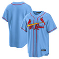 MATTH St. Louis Cardinals Blank Player Light Blue Home Limited Game Stitched Jerseys