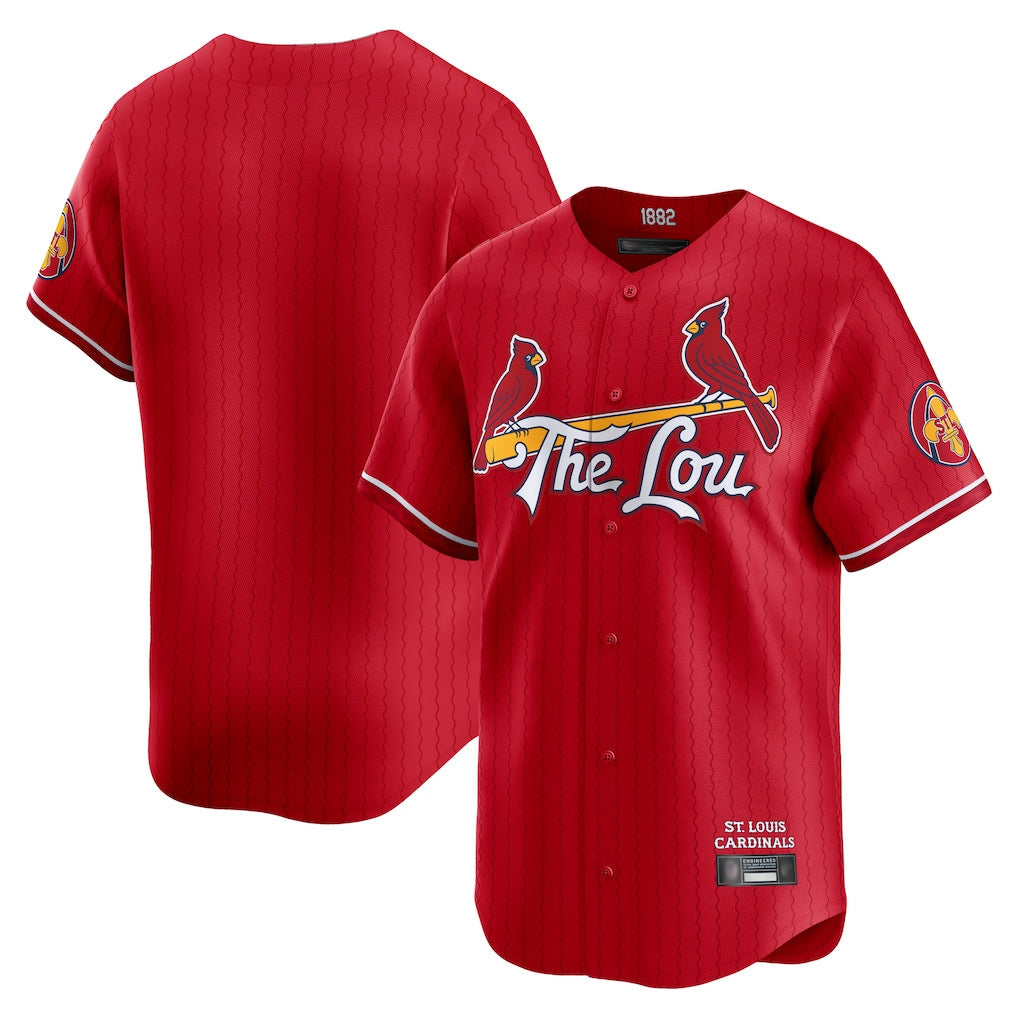 MATTH St. Louis Cardinals Blank Player Red City Connect Limited Stitched Stitched Jerseys
