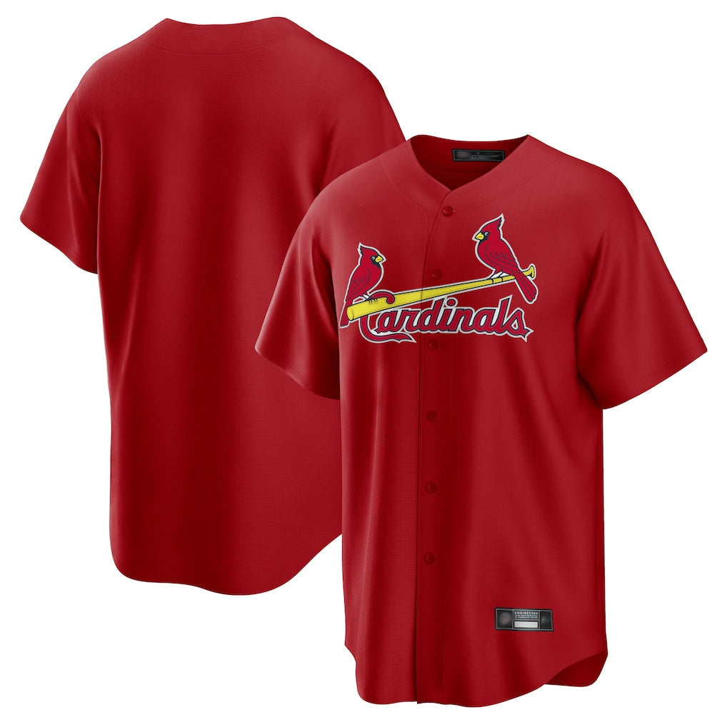 MATTH St. Louis Cardinals Blank Player Red Home Game Stitched Jerseys