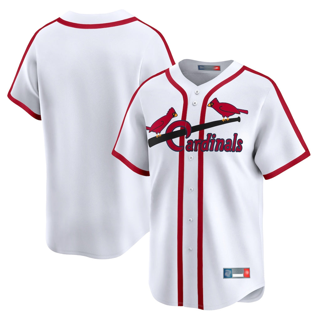 MATTH St. Louis Cardinals Blank Player White Cooperstown Collection Limited Stitched Jerseys