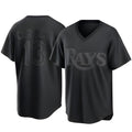 MATTH TB.Rays #13 Junior Caminero Player Black Home Game Stitched Jerseys