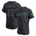 MATTH TB.Rays #17 Jake Fraley Player Black City Connect Home Limited Elite Stitched Jerseys