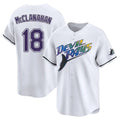 MATTH TB.Rays #18 Shane McClanahan Player White City Connect Home Stitched Jerseys