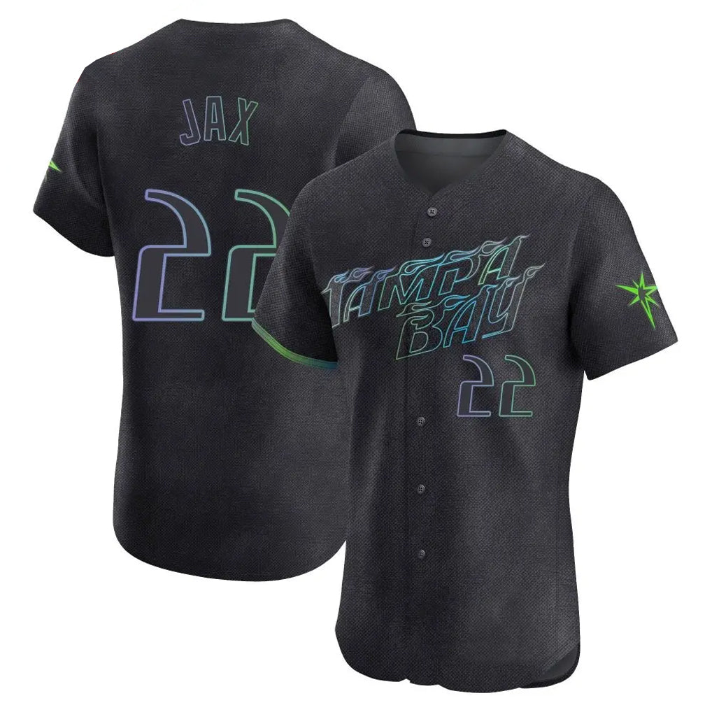 MATTH TB.Rays #22 Griffin Jax Player Black City Connect Home Limited Elite Stitched Jerseys