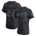 MATTH TB.Rays #22 Griffin Jax Player Black City Connect Home Limited Elite Stitched Jerseys