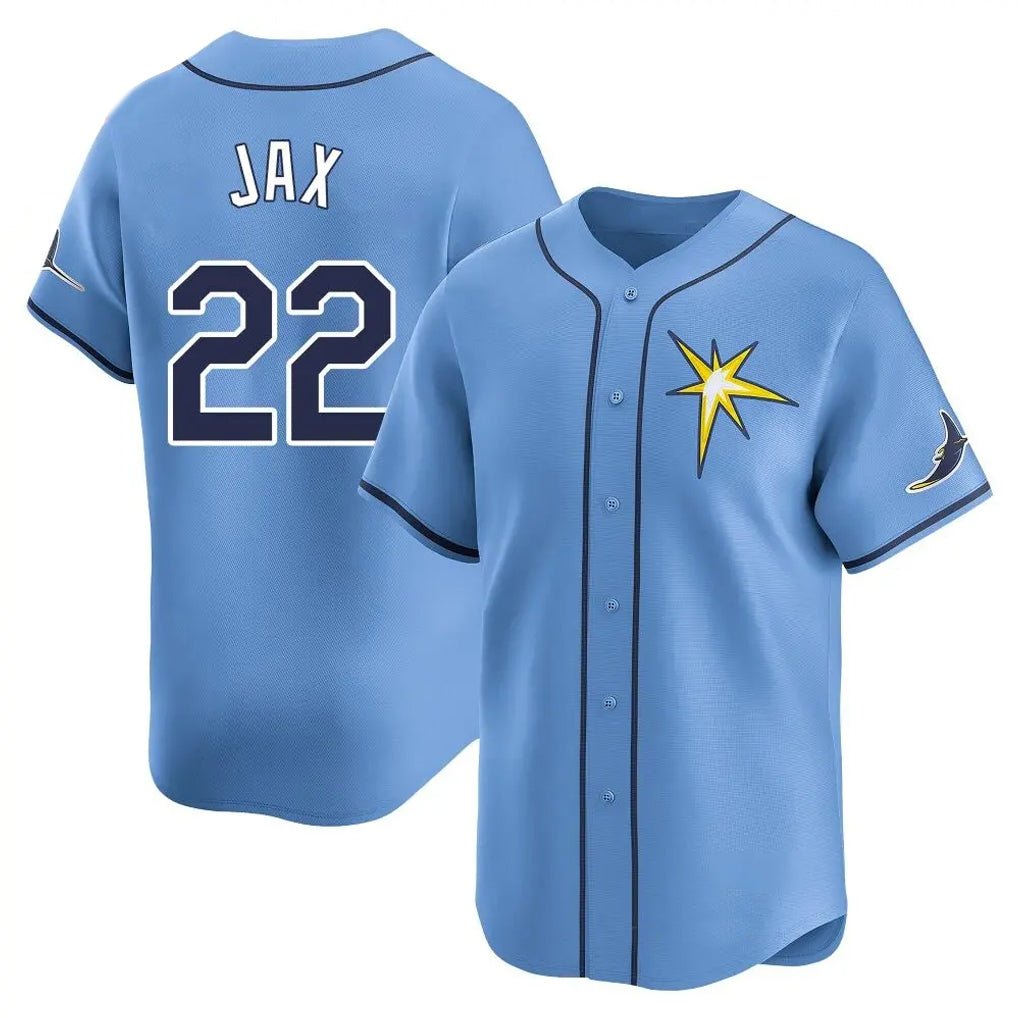 MATTH TB.Rays #22 Griffin Jax Player Light Blue Home Limited Stitched Jerseys