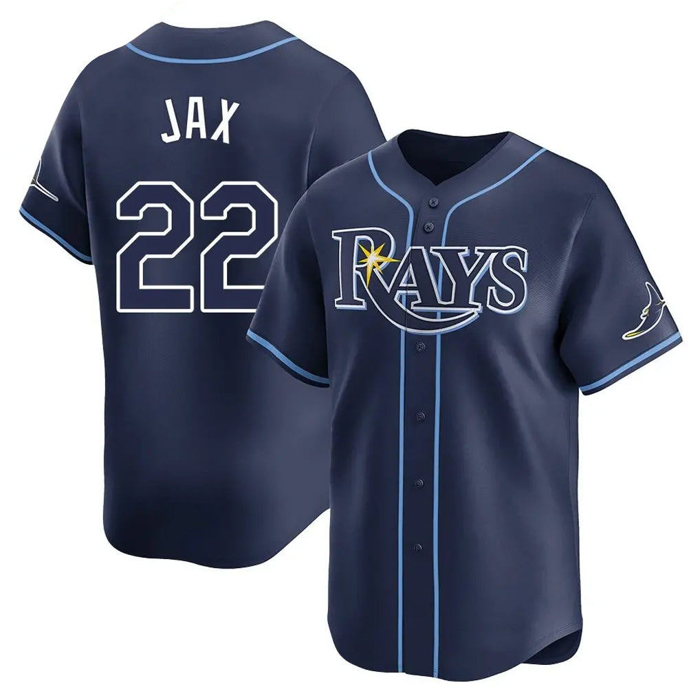 MATTH TB.Rays #22 Griffin Jax Player Navy Home Limited Stitched Jerseys