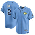 MATTH TB.Rays #2 Yandy Diaz Player Light Blue Home Limited Stitched Jerseys