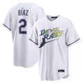 MATTH TB.Rays #2 Yandy Diaz Player White City Connect Home Stitched Jerseys