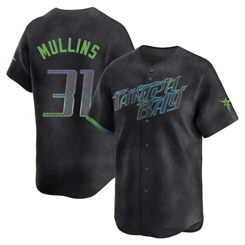 MATTH TB.Rays #31 Cedric Mullins Player Black City Connect Home Limited Stitched Jerseys