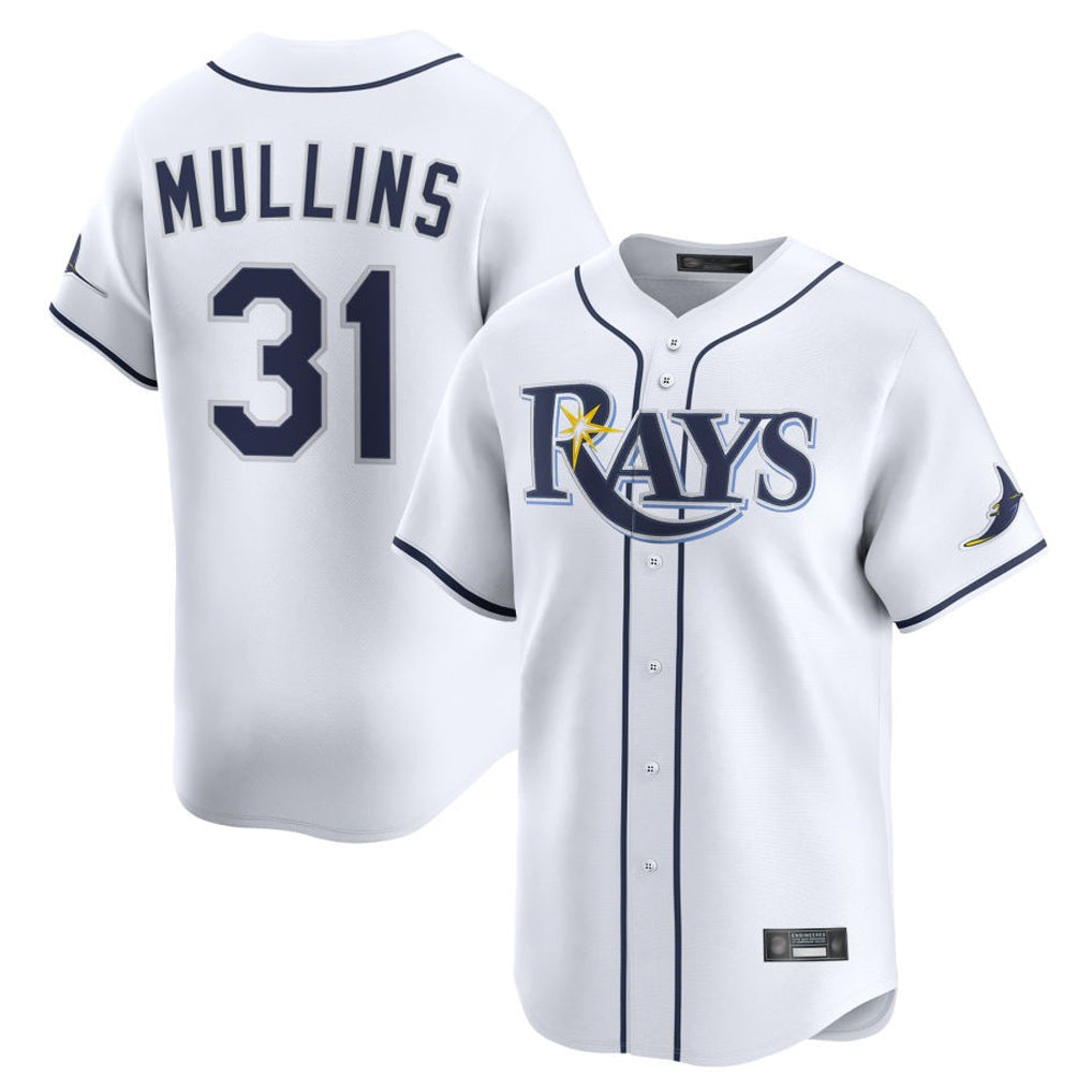 MATTH TB.Rays #31 Cedric Mullins Player White Home Limited Stitched Jerseys