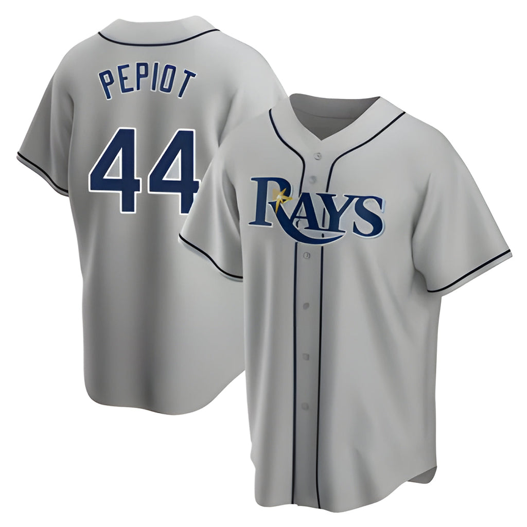 MATTH TB.Rays #44 Ryan Pepiot Player Gray Home Game Stitched Jerseys