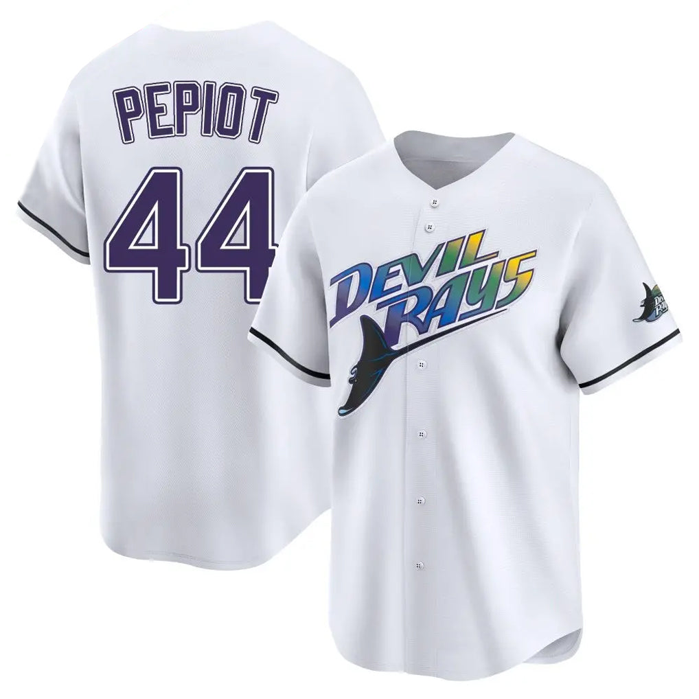 MATTH TB.Rays #44 Ryan Pepiot Player White City Connect Home Stitched Jerseys