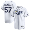 MATTH TB.Rays #57 Drew Rasmussen Player White Home Limited Stitched Jerseys