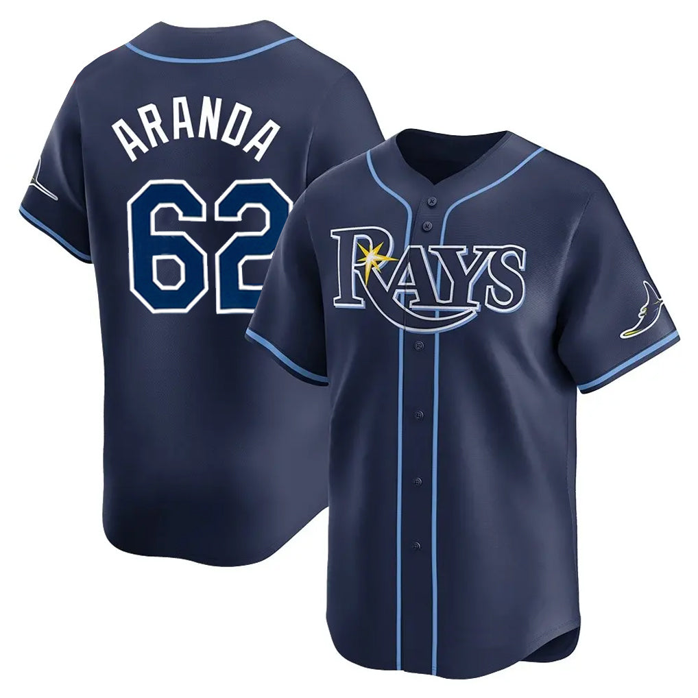 MATTH TB.Rays #62 Jonathan Aranda Player Navy Home Limited Stitched Jerseys