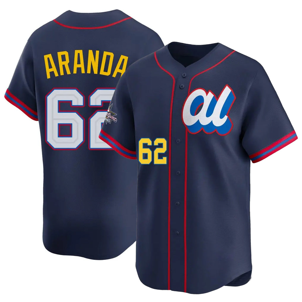 MATTH TB.Rays #62 Jonathan Aranda Player Navy Limited American League All-Star Edition Stitched Jerseys