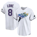 MATTH TB.Rays #8 Brandon Lowe Player White City Connect Home Stitched Jerseys