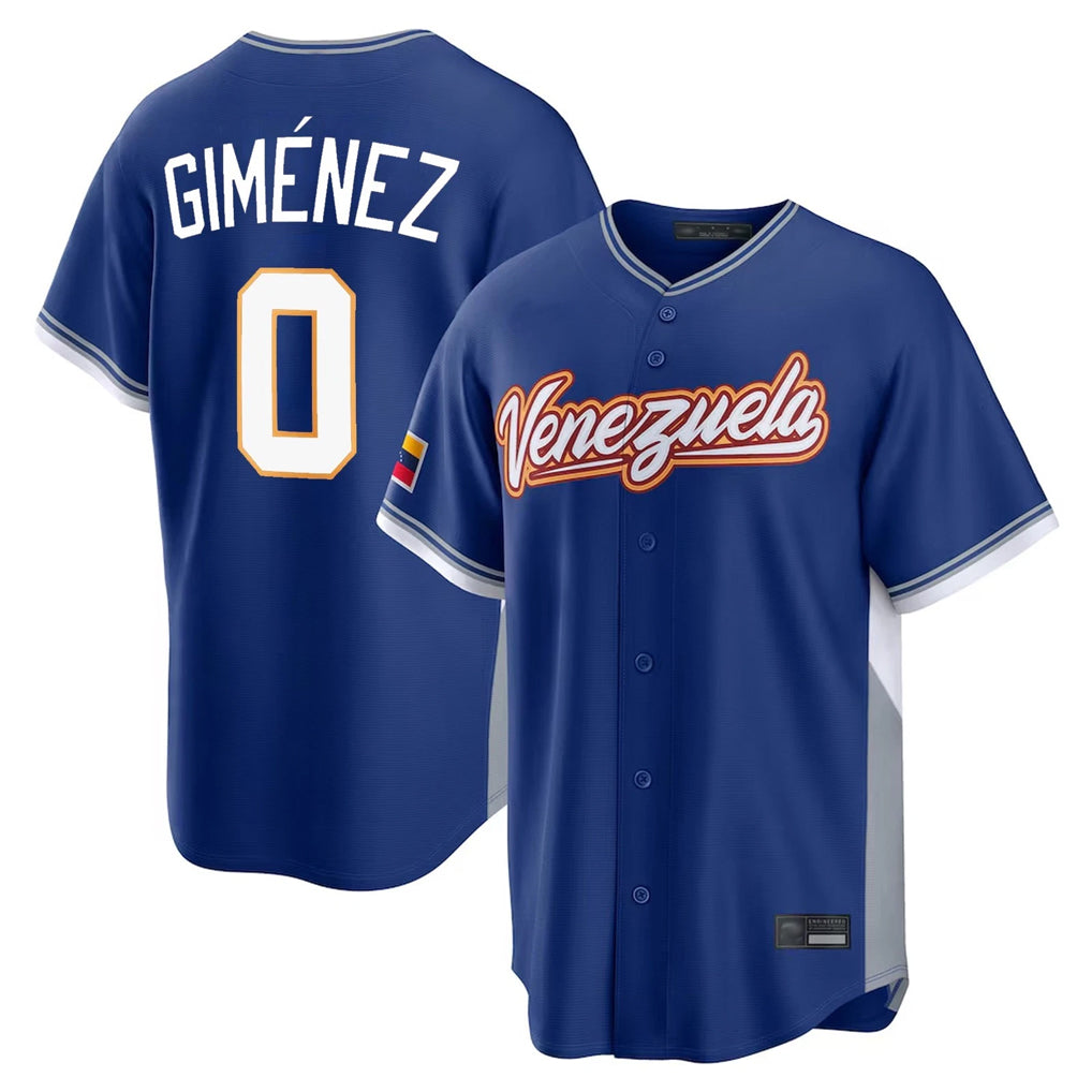 MATTH T.Blue Jays #0 Andres Gimenez Player Royal 2026 World Series Classic Limited Stitched Jerseys