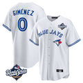 MATTH T.Blue Jays #0 Andres Gimenez Player White 2025 World Series Game Stitched Jerseys