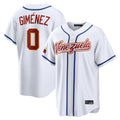 MATTH T.Blue Jays #0 Andres Gimenez Player White 2026 World Series Classic Limited Stitched Jerseys