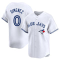 MATTH T.Blue Jays #0 Andres Gimenez Player White Home Limited Stitched Jerseys