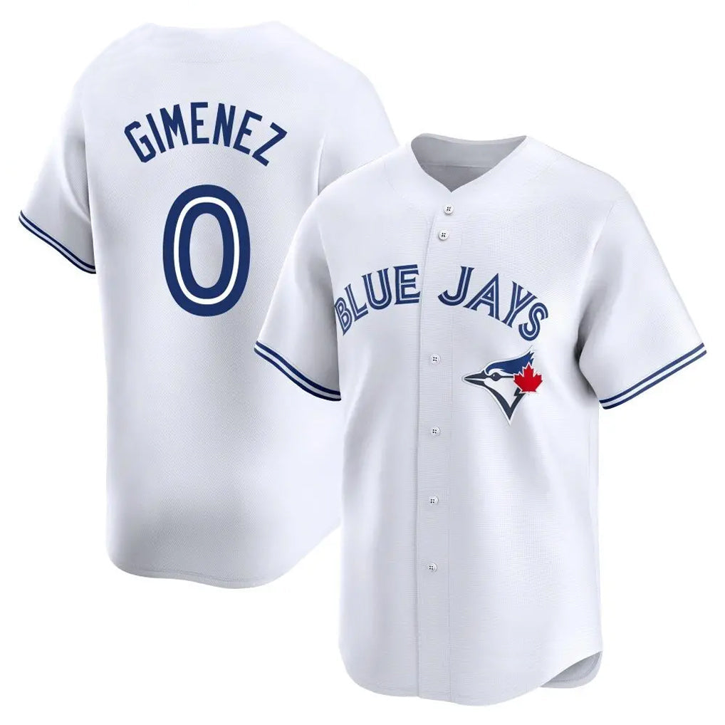 MATTH T.Blue Jays #0 Andres Gimenez Player White Home Limited Stitched Jerseys